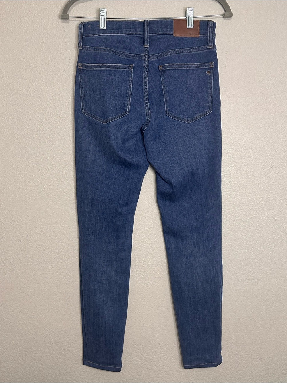 Madewell 9” High-Rise Skinny Jeans Size 26 Medium Wash Stretch Denim 27” Inseam - Picture 2 of 5